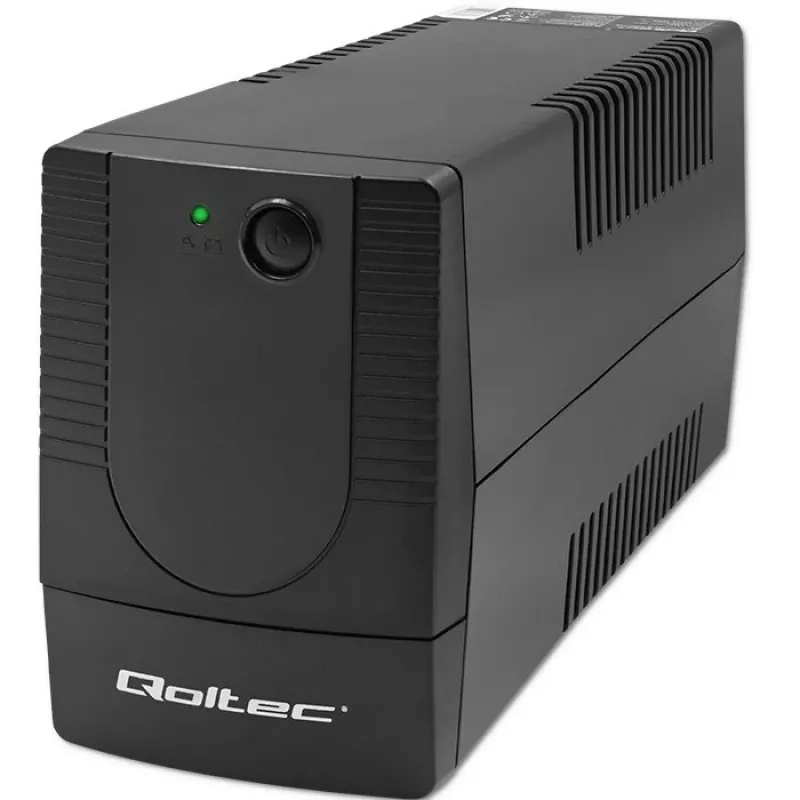Qoltec 53772 UPS (záložný zdroj) Line-Interactive 0,65 kVA 360 W 1 AC výstup