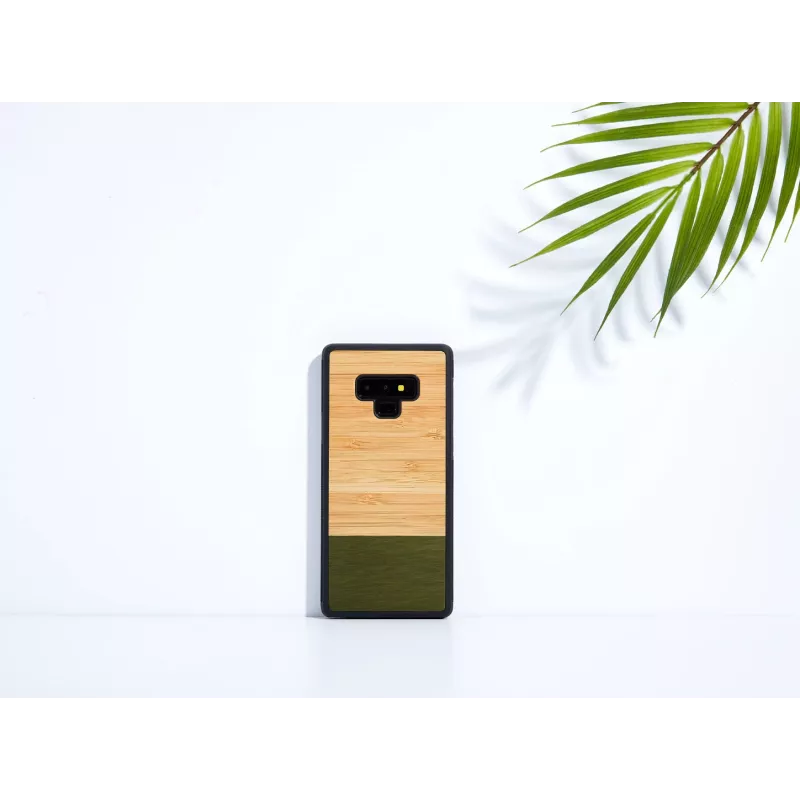 Puzdro na smartphone man and wood pre Samsung Galaxy Note 9 — bambusový les čierna