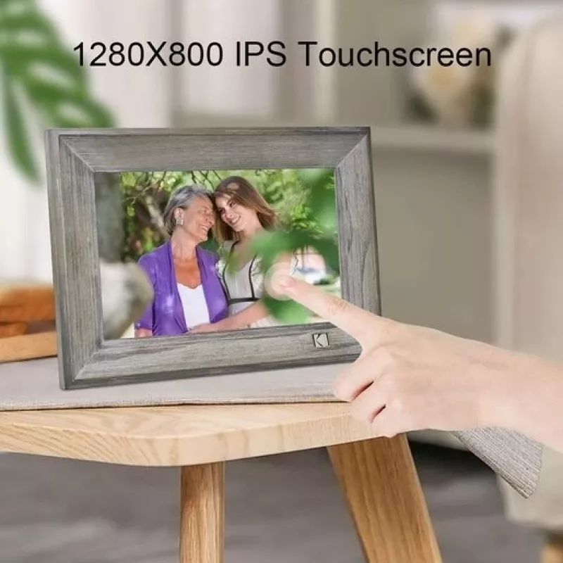 Kodak LED HD 10 WiFi 26GB RCF-1013 drewniana sivá