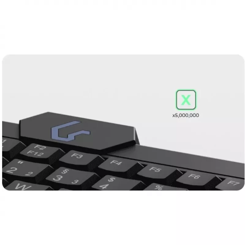 KeySonic KSK-3210ELU (DE) klávesnica Home USB QWERTZ nemecká čierna