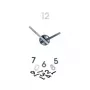 NeXtime hodiny 2695 Probe, Ø42 cm, nástenné, transparentná