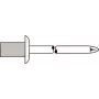 Slepý nit GESIPA 4×8,0 mm Al/A2 CAP Standard, 500 kusov