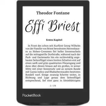 PocketBook Verse – 15,2 cm (6 palcov) – E Ink Carta – 758 x 1024 pixelov – ACSM – DOCX – AZW – DjVu – PRC – AZW3 – EPUB – MOBI – RTF – EPUB DRM – FB2 – PDF – CBR – FB2.ZIP – PDF DRM – TXT