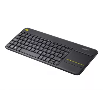 Logitech Wireless Touch Keyboard K400 Plus Mini QWERTZ čierna