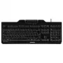 CHERRY KC 1000 SC klávesnica univerzálna USB AZERTY belgická čierna