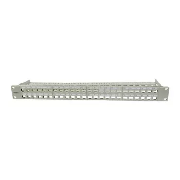 Synergy 21 S216339 Keystone patch panel 19" pre 48 modulov, 1U, svetlosivý