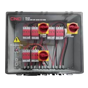 PV kombinátorová skriňa CNC NV822324 DC 6in-6out IP66