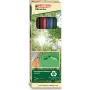 EDDING EcoLine 25 - čierna - modrá - zelená - červená - guľatý hrot - viacfarebná - plast - 1 mm - viacbalenie