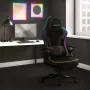 Herná stolička huzaro HZ-FORCE 4.6 RGB čierna Mesh — ergonomická, výškovo nastaviteľná, RGB osvetlenie, látkové sedadlo, max. 130 kg