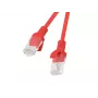 PATCHCORD Cat.6 UTP 2M červená FLUKE PASSED LANBERG 10-PACK