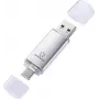 Renkforce RF-USBOS-220 USB kľúč 32 GB strieborný RF-6684362 USB-A, USB-C® (RF-6684362)