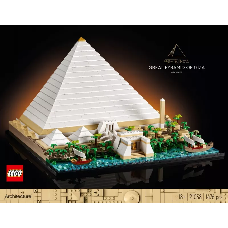 LEGO ARCHITECTURE 21058 VEĽKÁ PYRAMÍDA V GÍZE