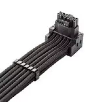 PCIe napájací predlžovací kábel CableMod C-Series Pro Variant A 90° 16-Pin na 2×8-Pin čierny