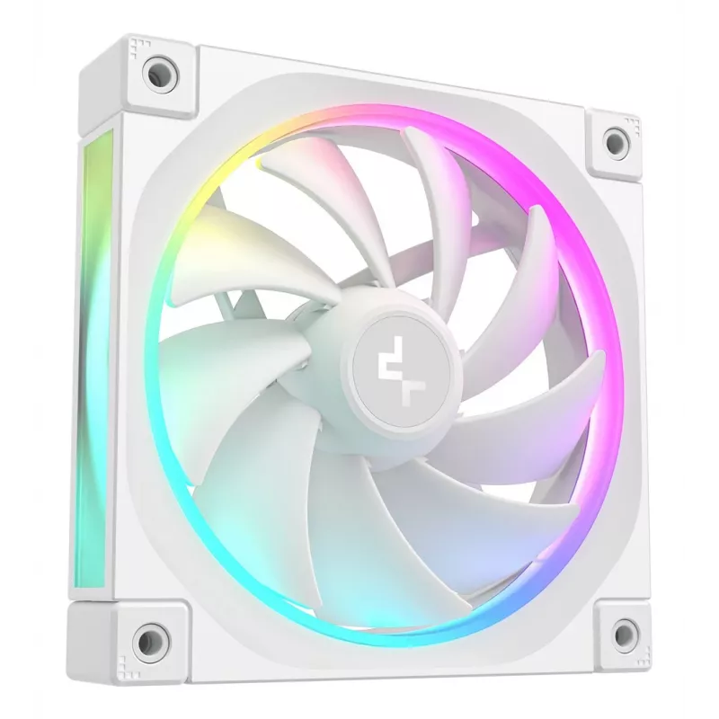 DeepCool FL12 WH ventilátor do skrinky, 120 mm, 500–2150 ot./min, 32 dB, 12 V, biely