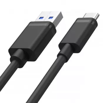 UNITEK kábel USB USB-A — USB-C 50CM, Y-C481BK ČIERNY