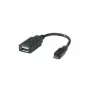 ROLINE USB 2.0 kábel, USB 2.0 Type Micro B - typ A samica, OTG 0,15 m (11.02.8311)