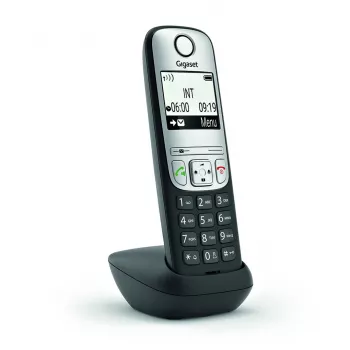 Gigaset A690HX analógový/DECT telefón identifikácia volajúceho čierna, strieborná