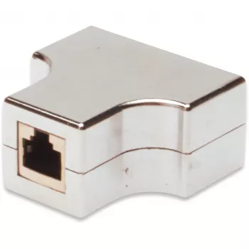 Sieťový kábel Digitus CAT 5e RJ45 modulárny konektor samica tienený sivý