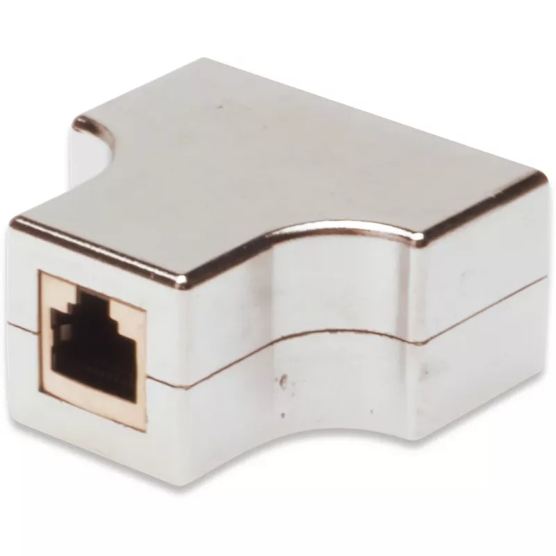 Sieťový kábel Digitus CAT 5e RJ45 modulárny konektor samica tienený sivý