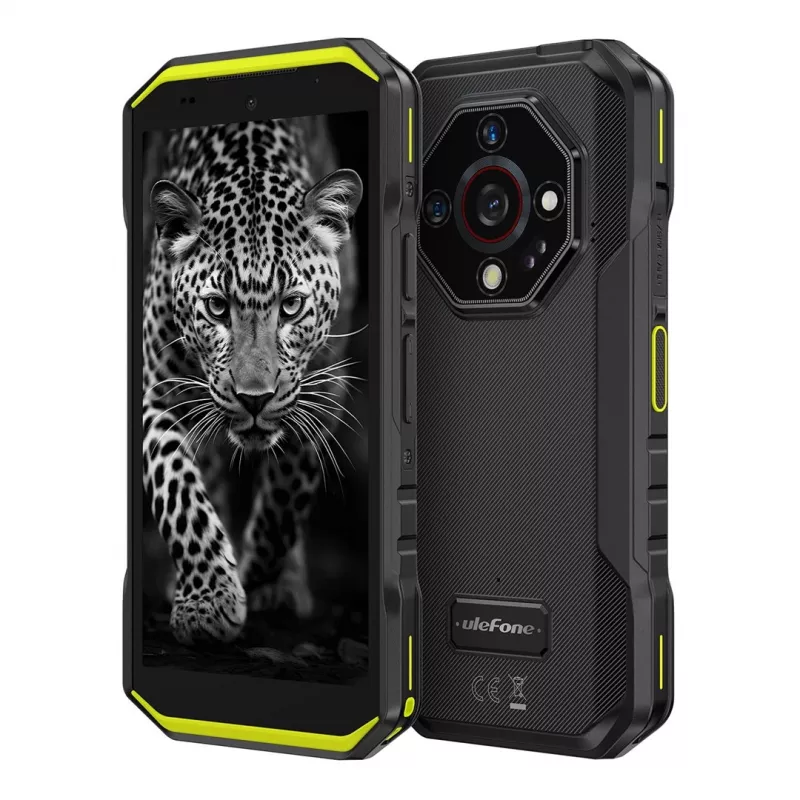 Ulefone Armor X32 smartfón, 5,65 palca, 6 GB RAM, 128 GB, Android 14, 5500 mAh, Vivid Green