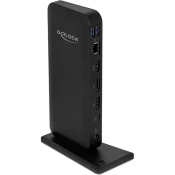 Delock USB Type-C DP 1,4 dokovacia stanica 4K – dokovacia stanica – USB-C 3,2 Gen 2 – HDMI, DP – 1GbE – 85 Watt (87746)