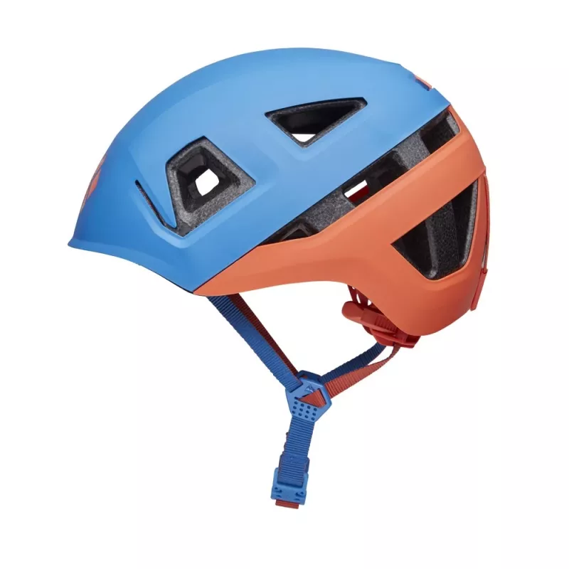 Lezecká prilba pre deti Black Diamond Capitan Kid's - modrá/persimmon
