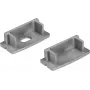 Koncové krytky pre U-profil 20 mm EUROLITE 51210867 strieborná