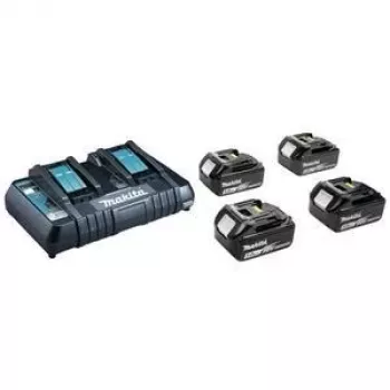 MAKITA napájací zdroj KIT 18V (BL1850Bx4+DC18RD) MAKPAC