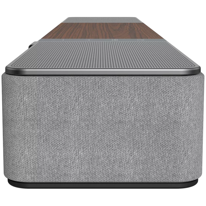 Soundbar KLIPSCH Flexus CORE 100 — 2.1 kanály, 100 W, integrovaný subwoofer, sivá/orech