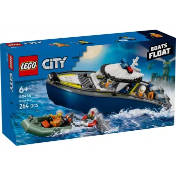 LEGO CITY 60456 Policajná loď prenasledovanie