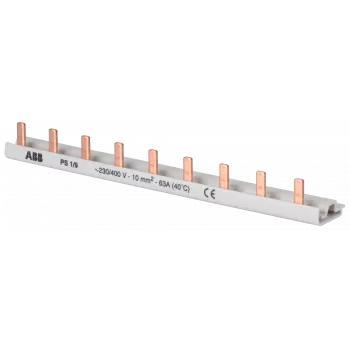 ABB 1-fázová zbernica PS1/9 pro M compact 9 modulov uzavretá PS1/9 (2CDL210001R1009)
