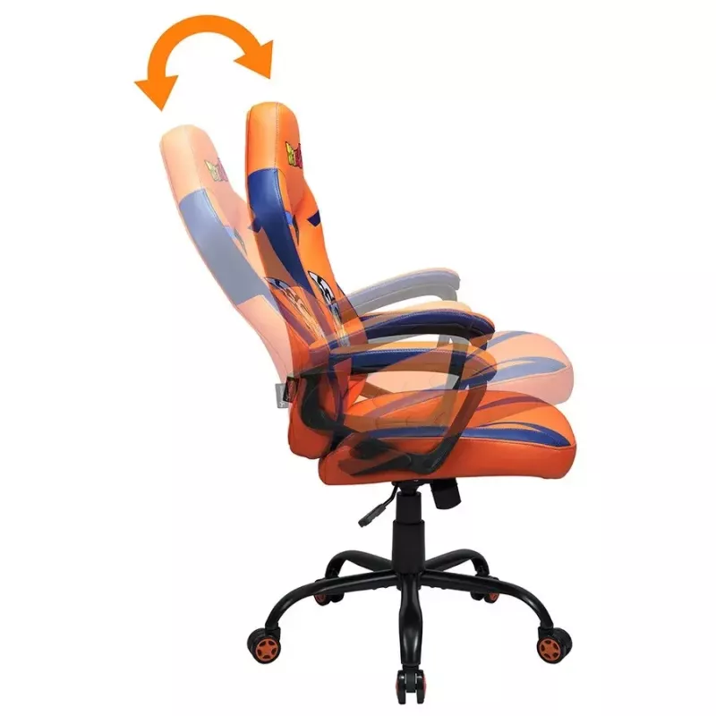 Kancelárska stolička Subsonic SA5573-D6 čalúnené sedadlo oranžová