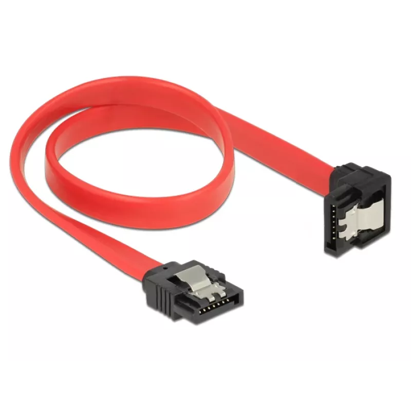 SATA kábel DeLOCK 83978 0,3 m SATA 7-pin čierny červený
