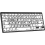 LogicKeyboard XL-Print čierna na bielej DE Mac Bluetooth — nemecké rozloženie, popisky špecifické pre Mac