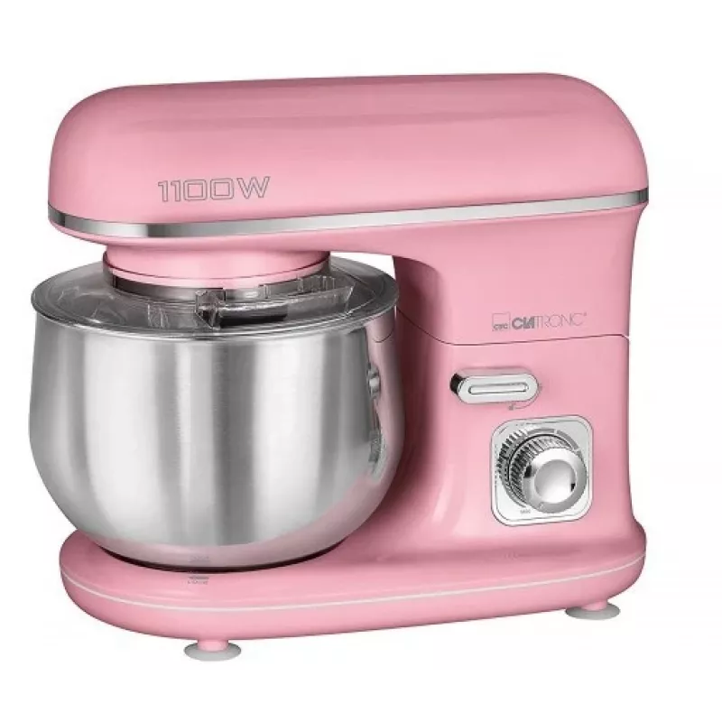 Stolový mixér CLATRONIC KM 3711 — 1100 W, misa 5 L, ružová
