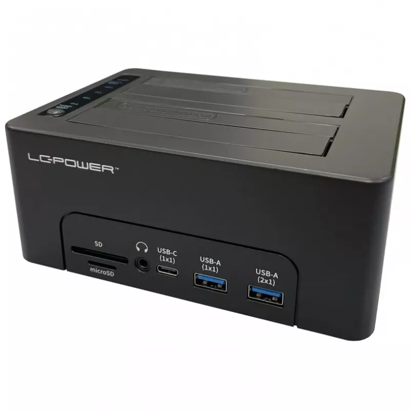 LC-Power dokovacia stanica USB 3.2 Gen 2x1