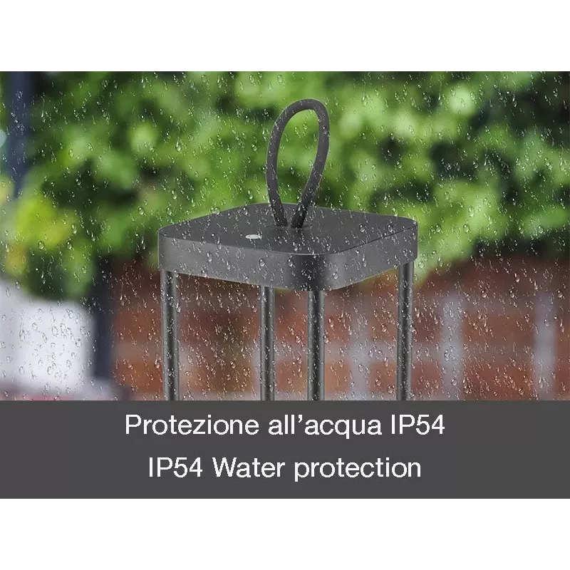 Nabíjacia lampáš Beper P207ILI100 — čierny, prenosné LED osvetlenie