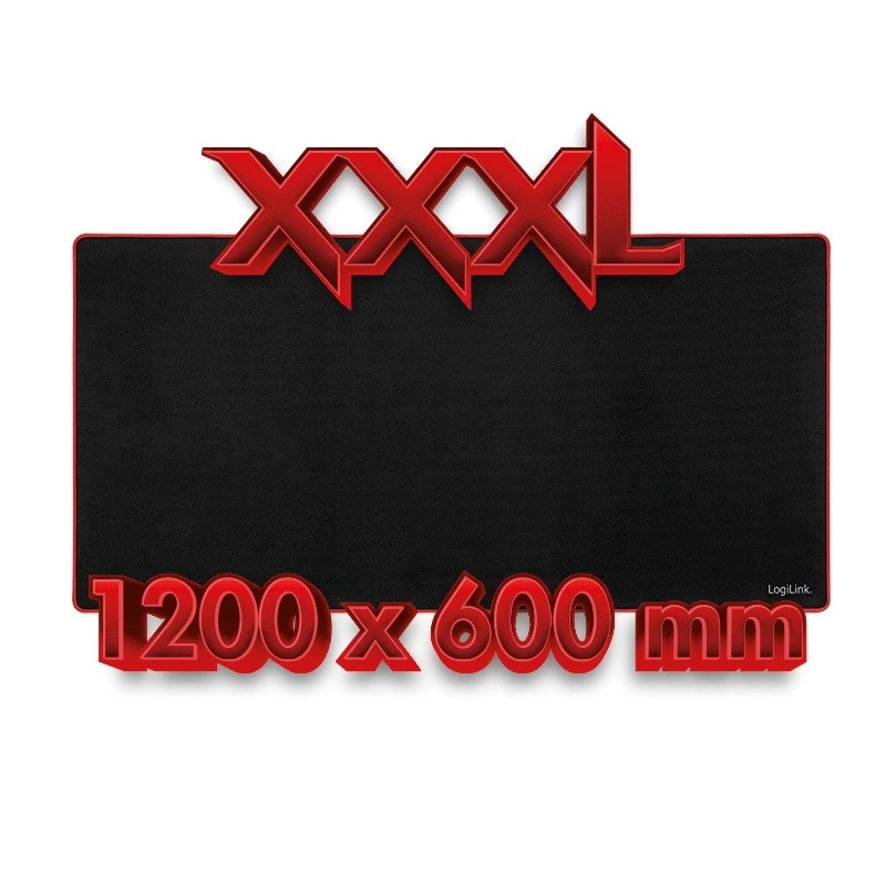XXXL herná podložka pod myš, čierna