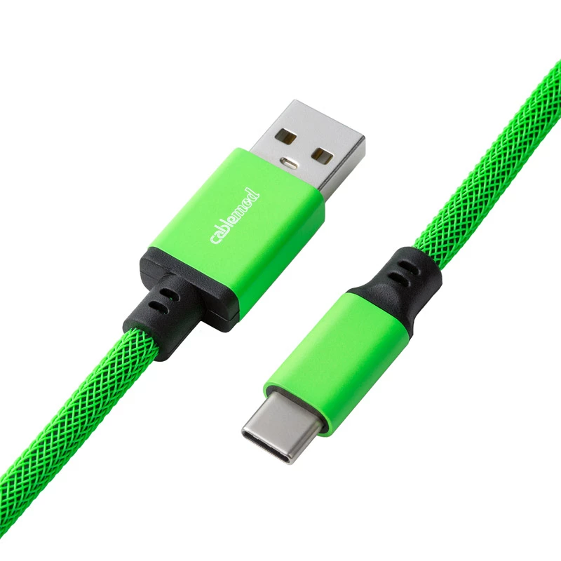 Cablemod CM-CKCA-CLG-KLG150KLG-R USB kábel 1,5 m USB A USB C zelený (CM-CKCA-CLG-KLG150KLG-R)