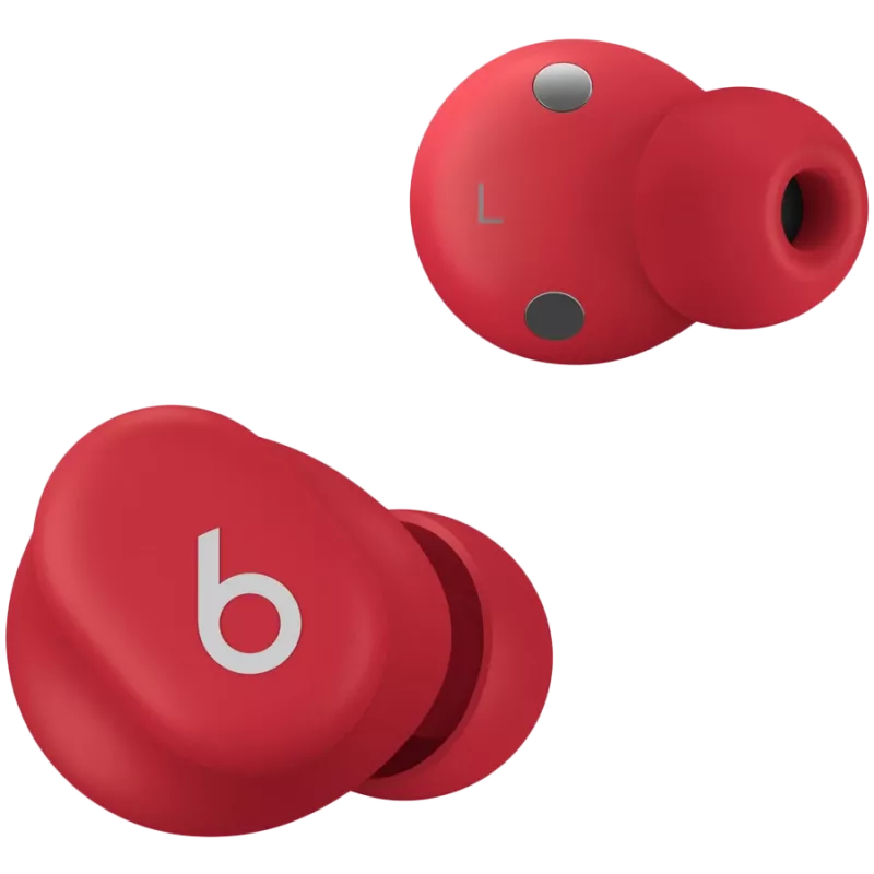 Beats Solo Buds - True Wireless slúchadlá - Transparent Red, model A3151 A3150 A3152
