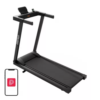DeerRun A1 Pro Move + skladací elektrický bežiaci pás (čierny)