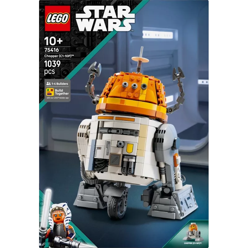 Stavebnica LEGO Star Wars Chopper C1-10P Astromech droid model 75416, 1039 dielov, vek 10+, výška 220 mm
