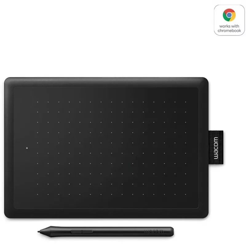 Wacom One by Small - káblový - 152 x 95 mm - USB - pero - 133 bodov za sekundu - Windows 10, Windows 10 Education, Windows 10 Education x64, Windows 10 Enterprise, Windows 10... (CTL-472-S)
