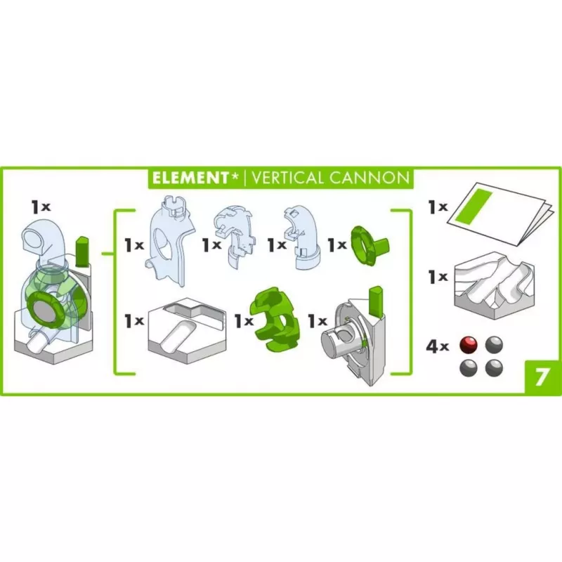 Ravensburger GraviTrax Element Vertikálne delo – rozšírenie trate (27465) pre systémy guľôčkových dráh