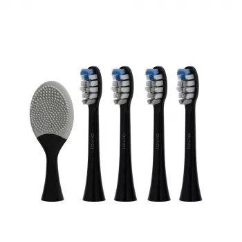 Hlavice na zubnú kefku No name LOVIO_SonicProtect PRO medium štetiny 5 kusov LVTB124BK-HM