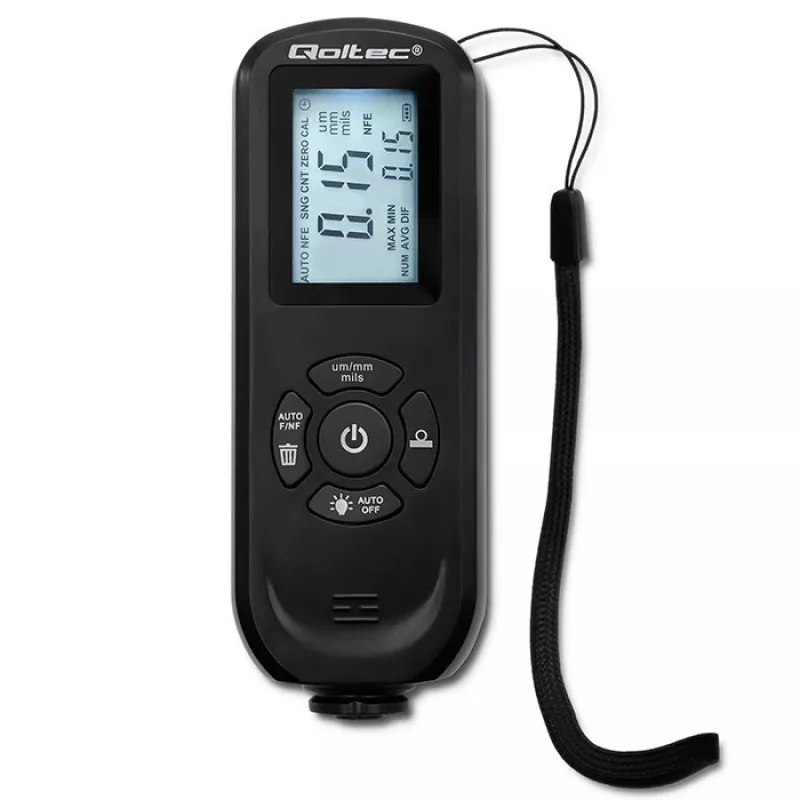 Merač hrúbky vrstvy QOLTEC 50646 LCD 0–2000 µm