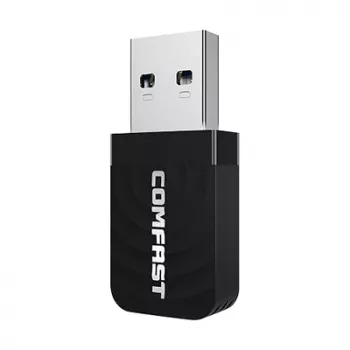WiFi USB adaptér Comfast CF-812AC — dvojjpásmový 2,4 GHz / 5 GHz, až do 1300 Mbit/s