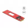 Konvertor EDSFF E1.S na M.2 Key M slot NVMe DeLOCK 63797