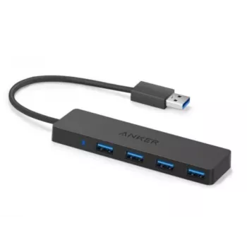 USB hub Anker Innovations A7516016 USB 3.2 Gen 1 Type-A 5000 Mbit/s čierny