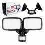 LED nástenné svietidlo MACLEAN MCE524 s PIR detektorom pohybu, model MCE524 B